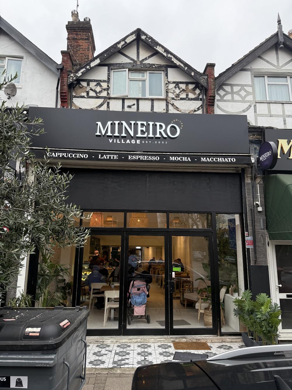 Mineiro Village shop front on Walm Lane